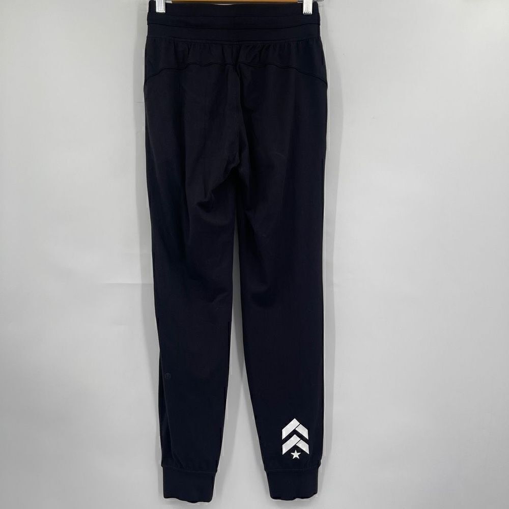 Lululemon X Ready to Rulu Pants Women's Elastic Waist Black Jogger Pants Size 4 - Picture 3 of 7